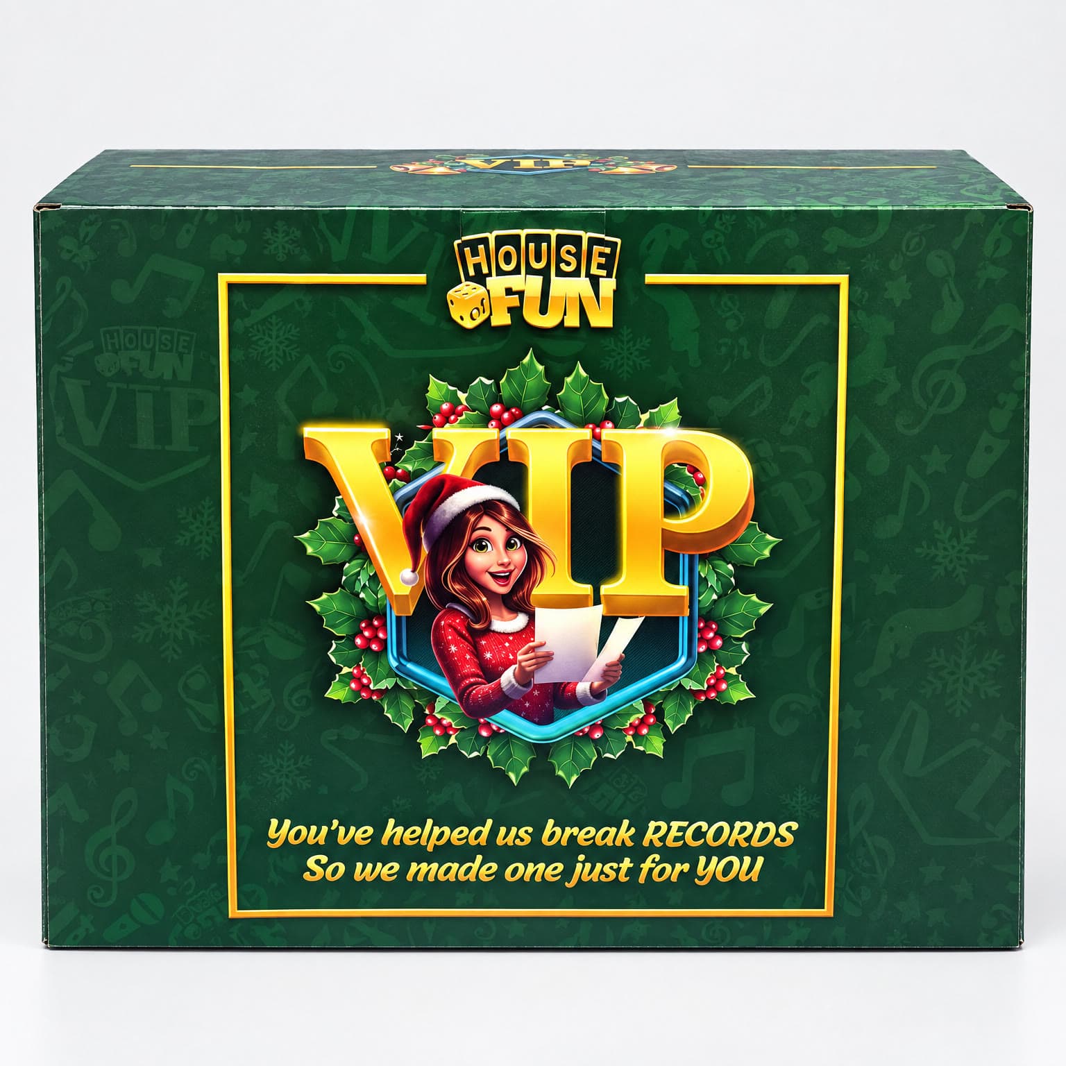 House of Fun holiday phonograph gift — view 1
